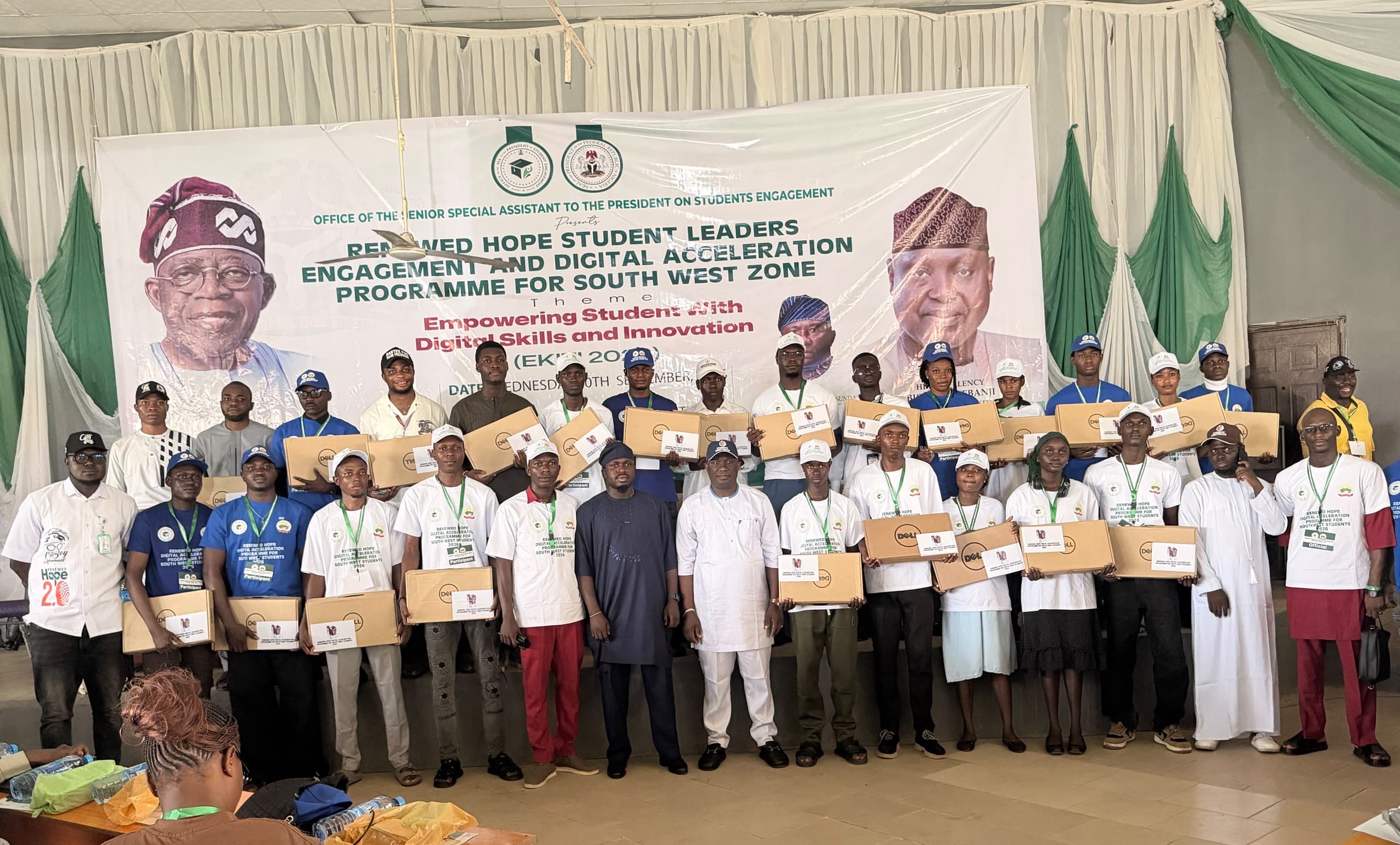 Outstanding Southwest Students Receive Laptops as NANS Praises Asefon’s Digital Initiative
